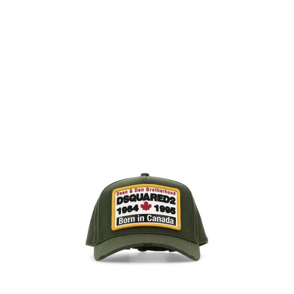DSQUARED Other - DSQUARED Army Green Cotton Baseball Cap